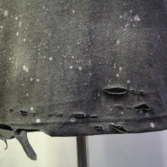 Skull Handmade Distressed Destroyed Ripped Altered - Picture 5 of 5